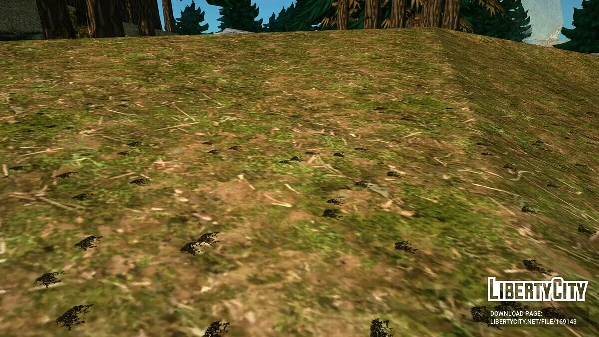Исправление цвета травы / GTA San Andreas
