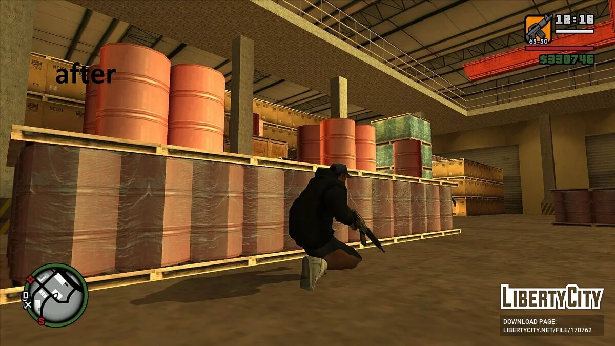 Исправление бочек / GTA San Andreas