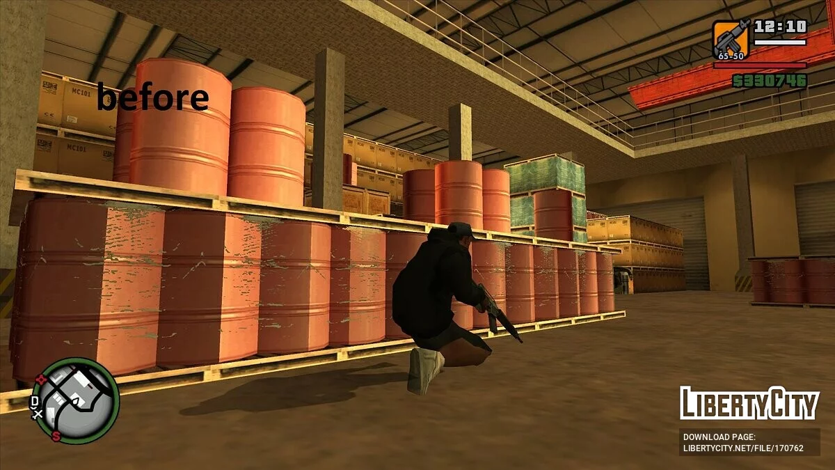 Исправление бочек / GTA San Andreas