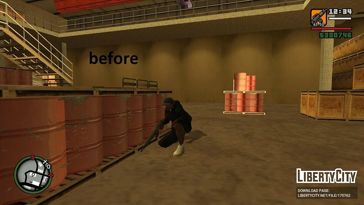 Исправление бочек / GTA San Andreas