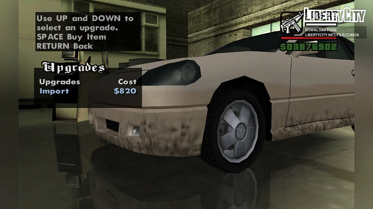 Колёса из других частей GTA и Manhunt / GTA San Andreas