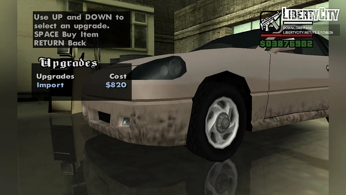 Колёса из других частей GTA и Manhunt / GTA San Andreas