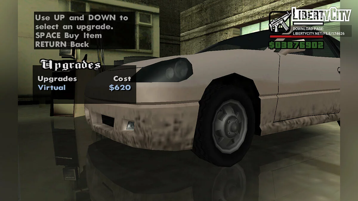 Колёса из других частей GTA и Manhunt / GTA San Andreas