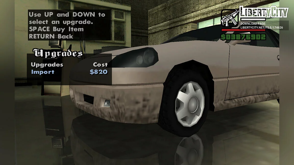Колёса из других частей GTA и Manhunt / GTA San Andreas