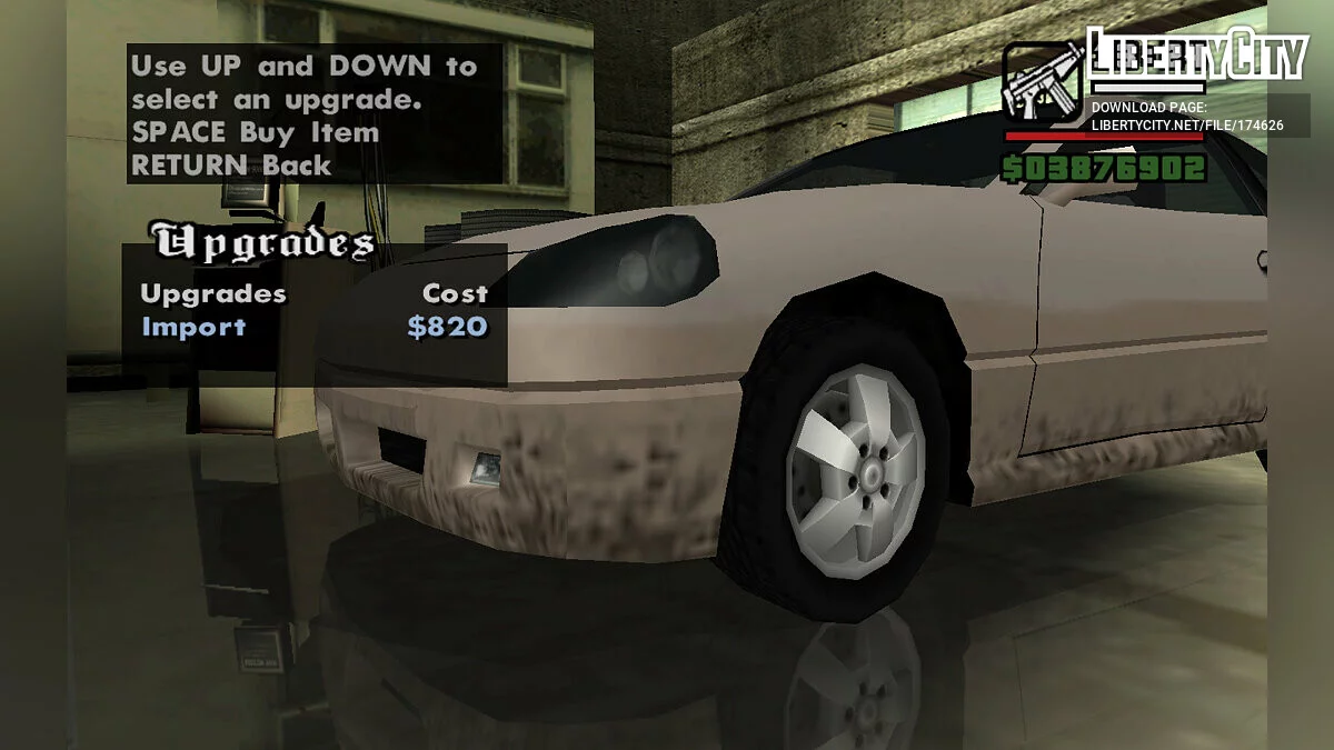 Колёса из других частей GTA и Manhunt / GTA San Andreas