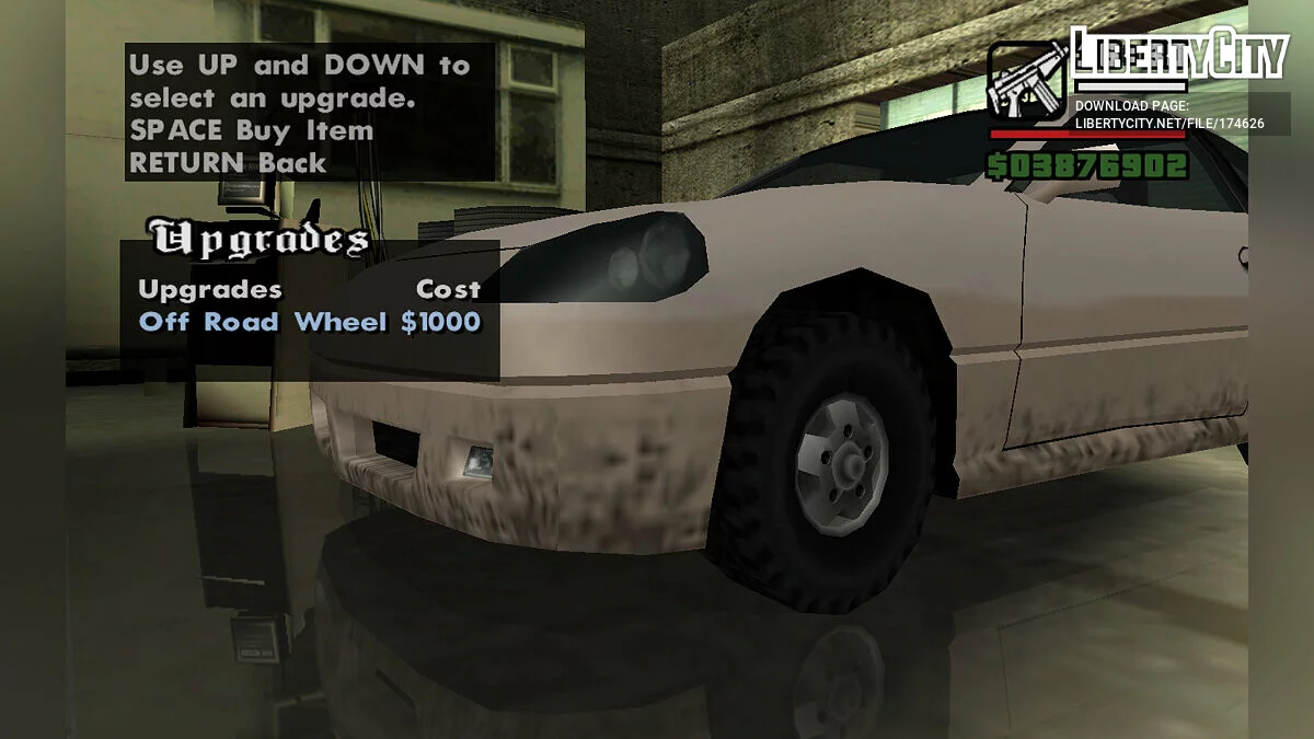 Колёса из других частей GTA и Manhunt / GTA San Andreas