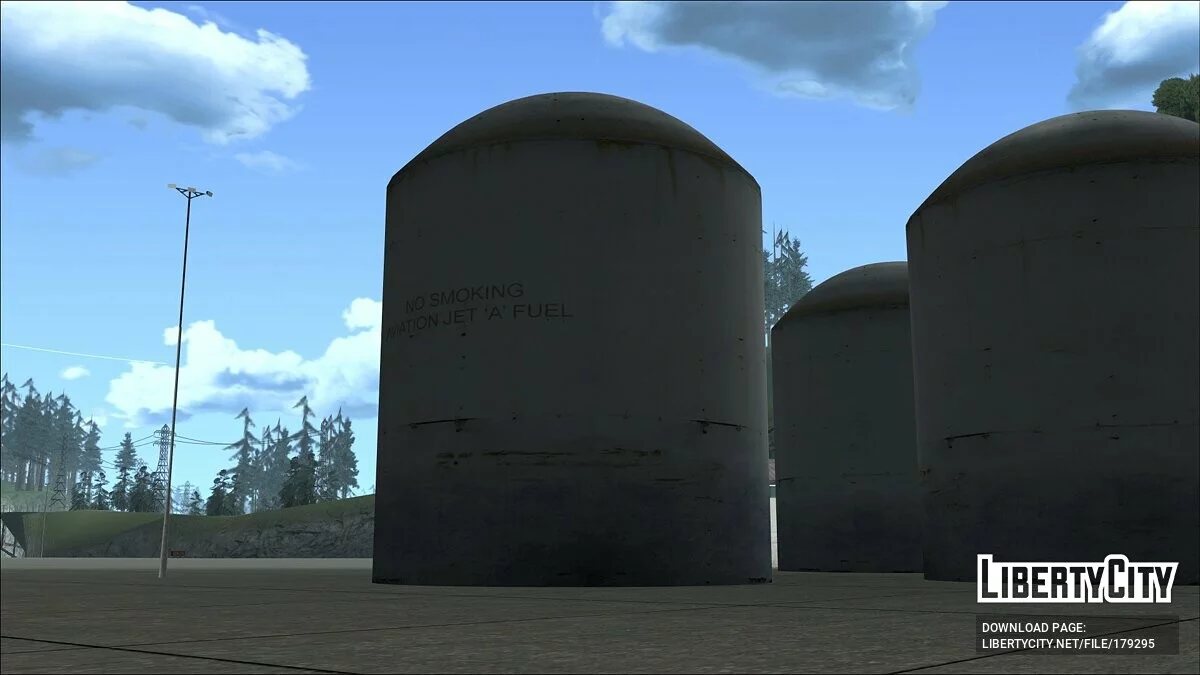 Улучшенные цистерны с топливом / GTA San Andreas
