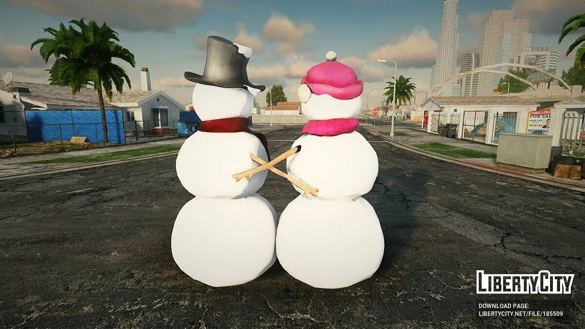 Новогодние объекты / GTA San Andreas