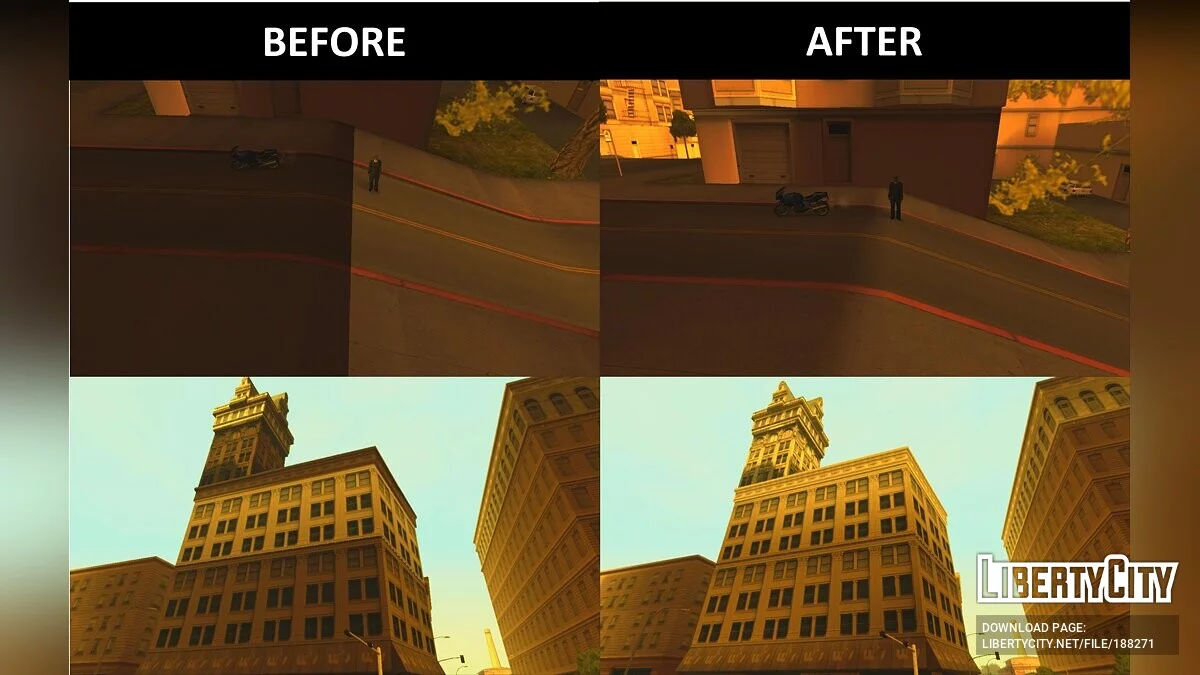 re:LIT - Улучшенное освещение карты / GTA San Andreas