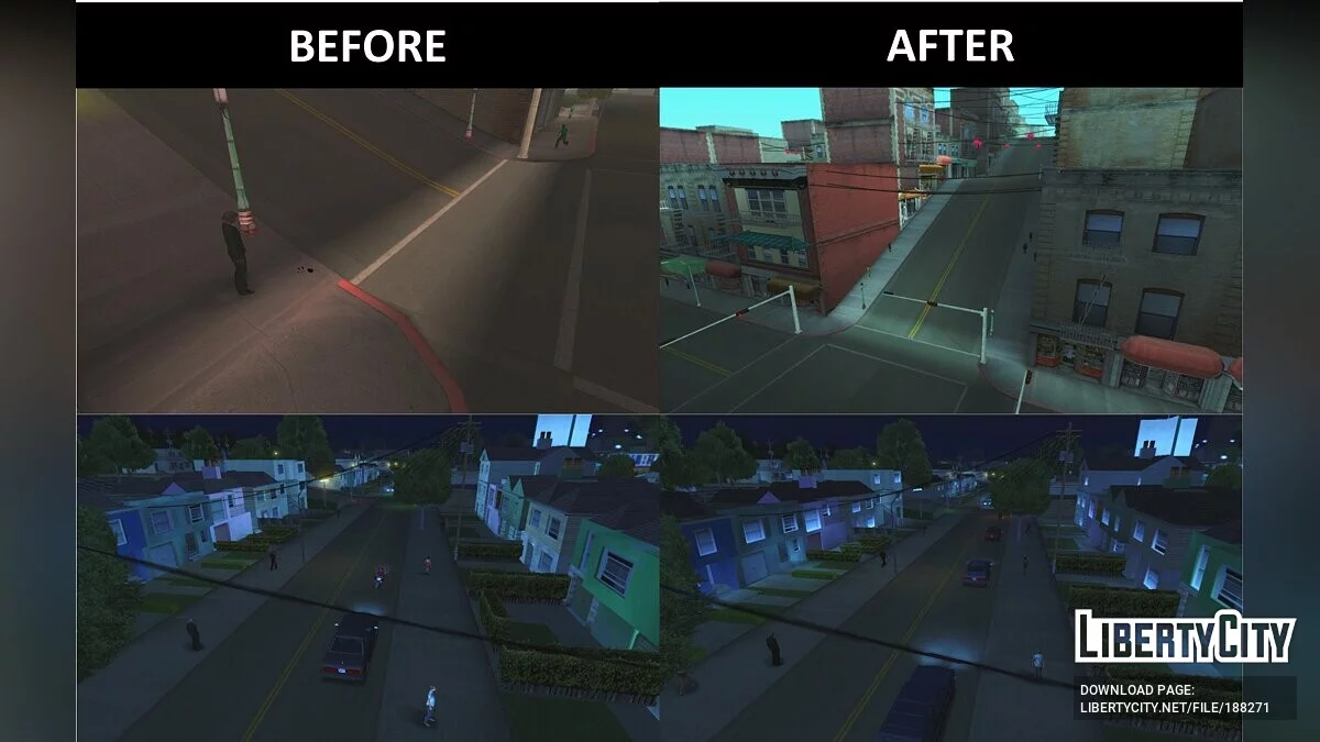 re:LIT - Улучшенное освещение карты / GTA San Andreas
