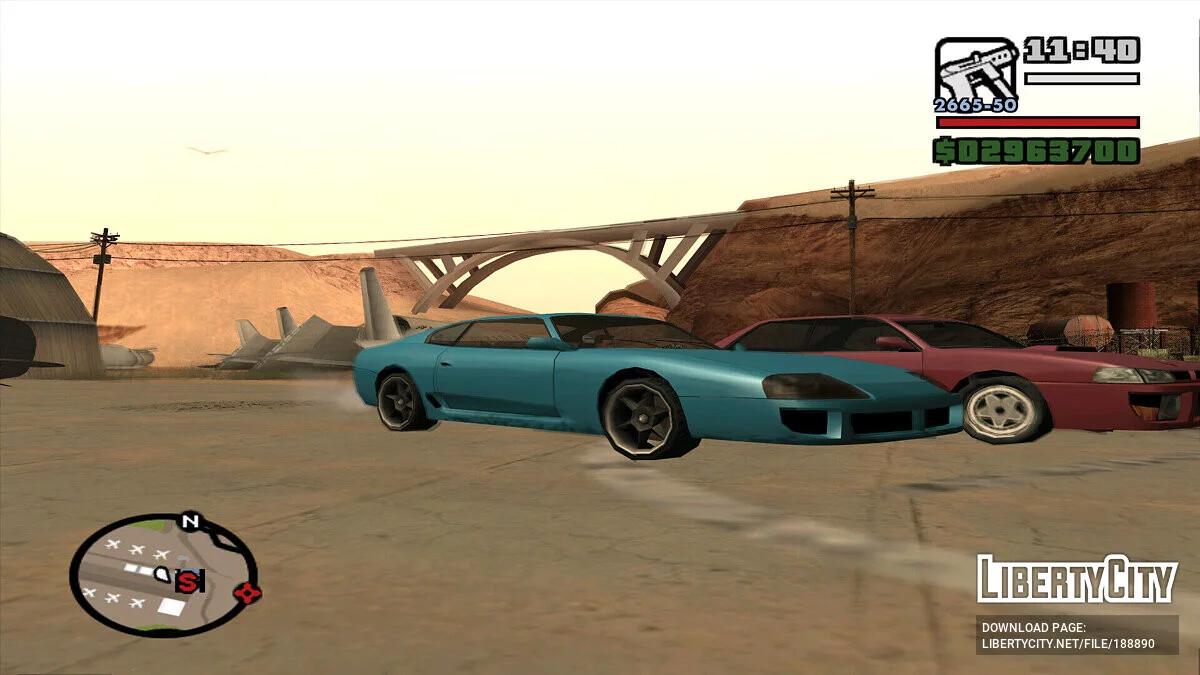 Сборник стандартных колес + доработки транспорта / GTA San Andreas