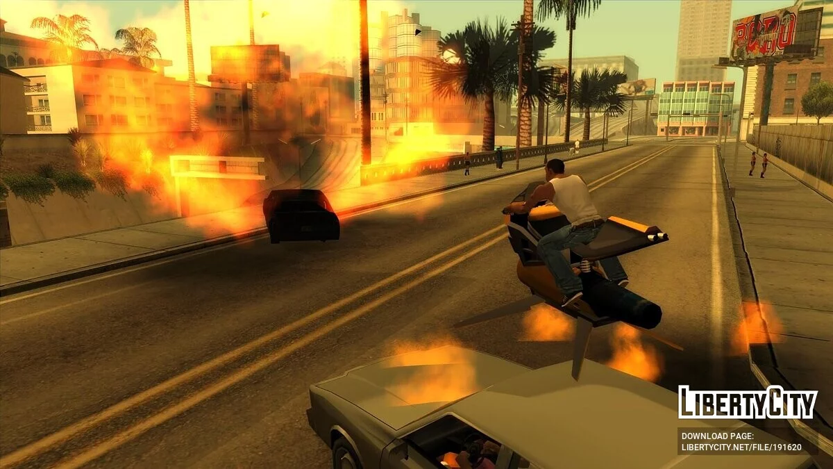 Летающий Oppressor MK2 / GTA San Andreas