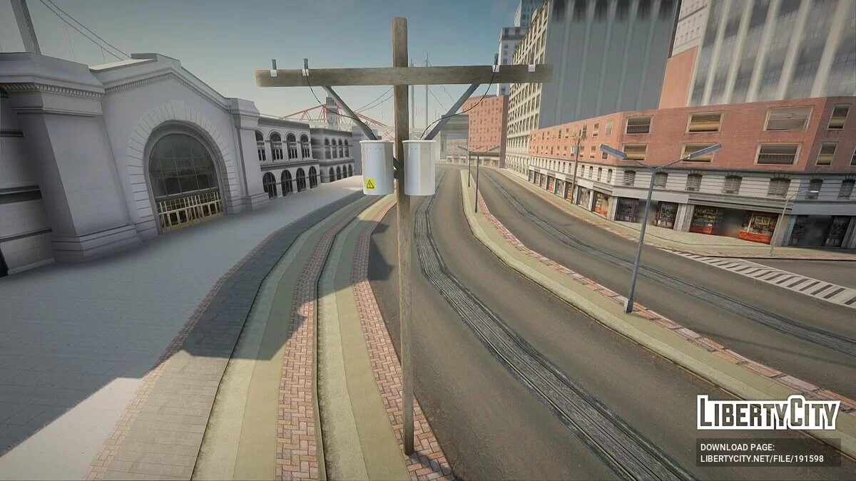 Обновленные столбы / GTA San Andreas