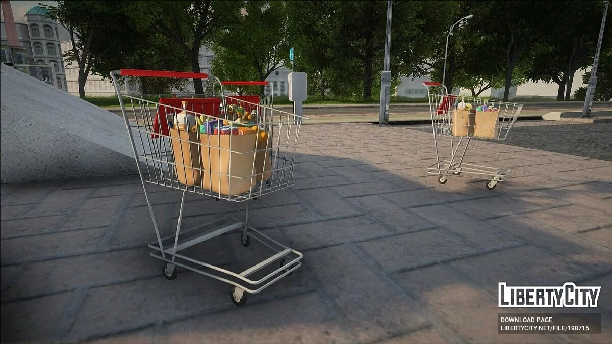 Новая тележка с продуктами / GTA San Andreas