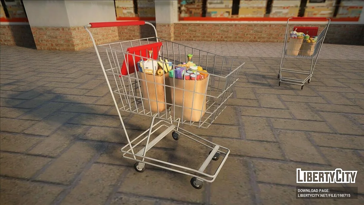 Новая тележка с продуктами / GTA San Andreas