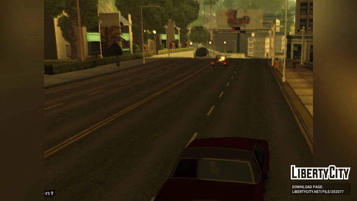 Фикс разметки для дорог с односторонним движением v1.0 / GTA San Andreas