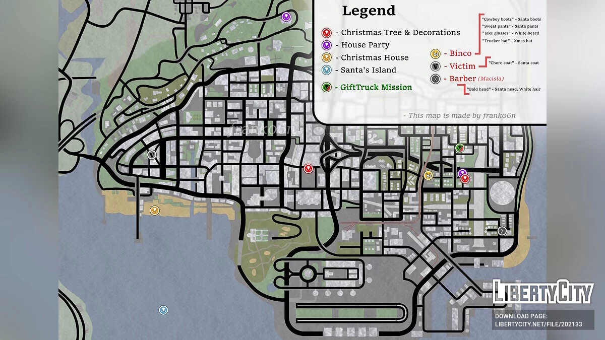 Рождественский сборник модов / GTA San Andreas