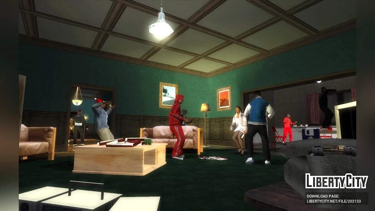 Рождественский сборник модов / GTA San Andreas