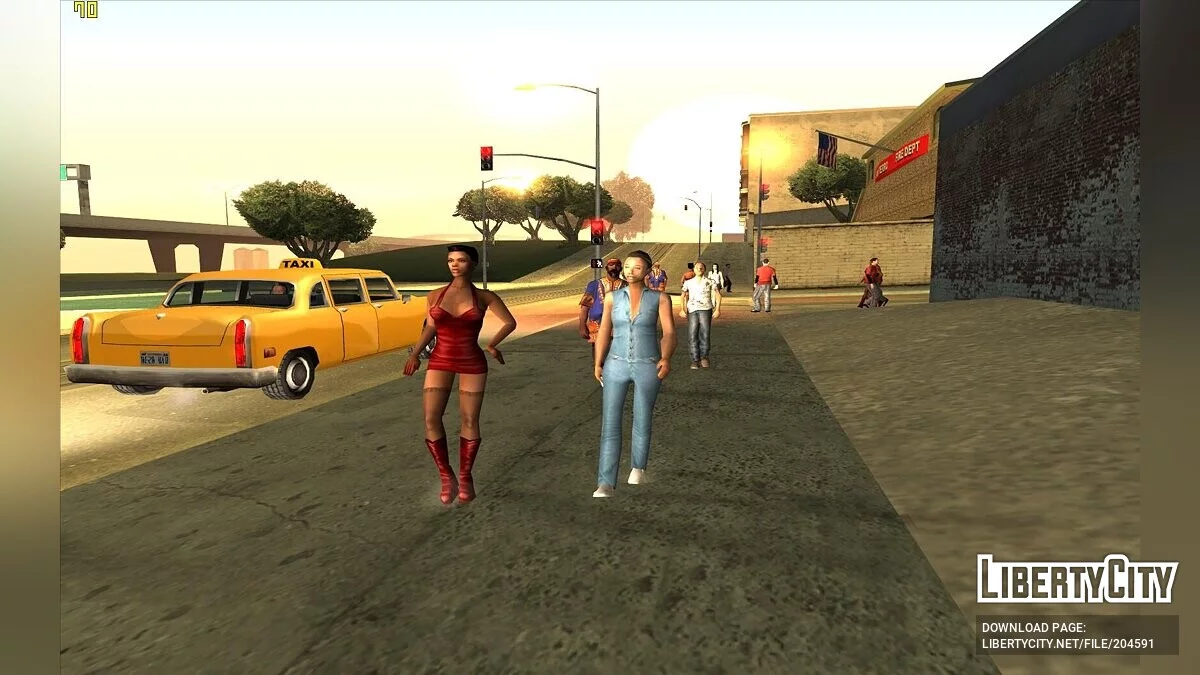 Толпы людей в San Andreas / GTA San Andreas