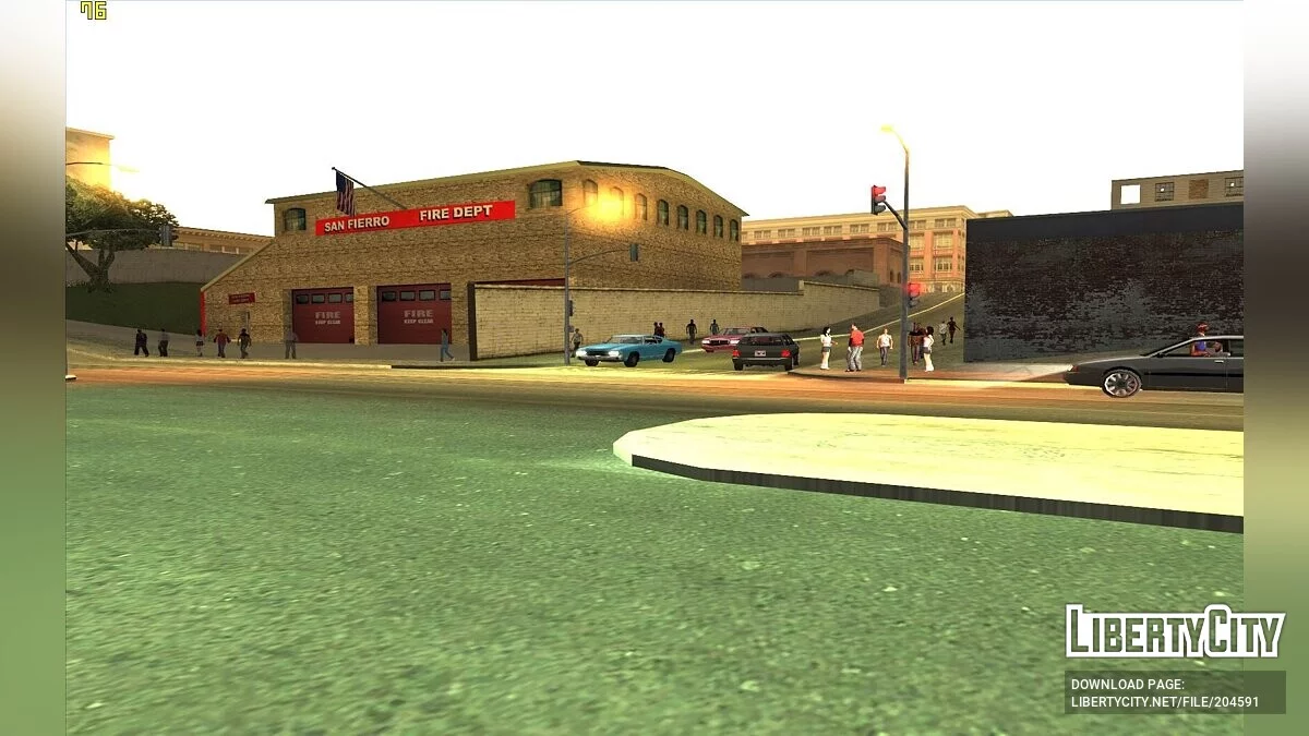 Толпы людей в San Andreas / GTA San Andreas