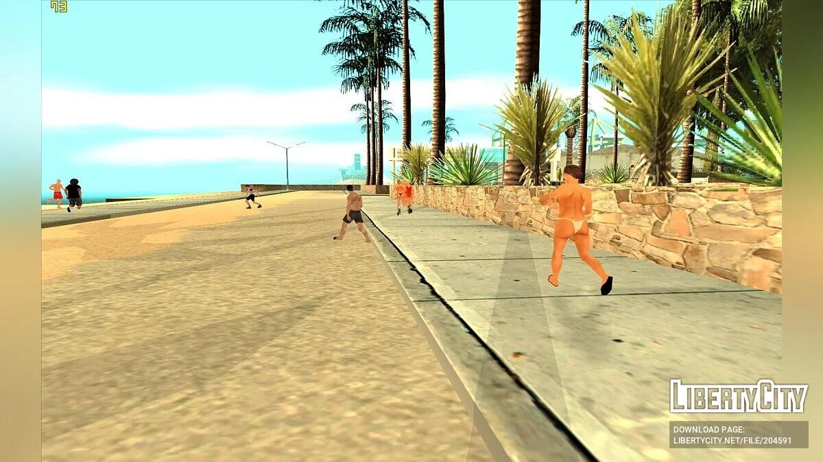 Толпы людей в San Andreas / GTA San Andreas