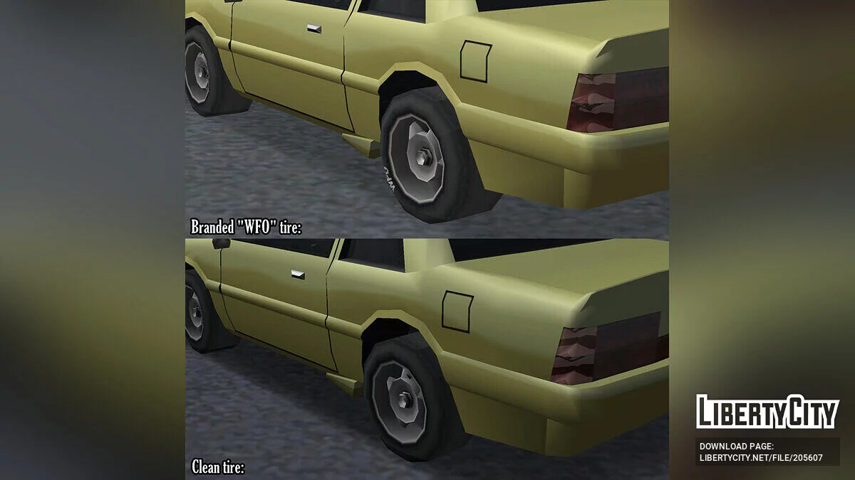 Гоночные шины Transfender / GTA San Andreas