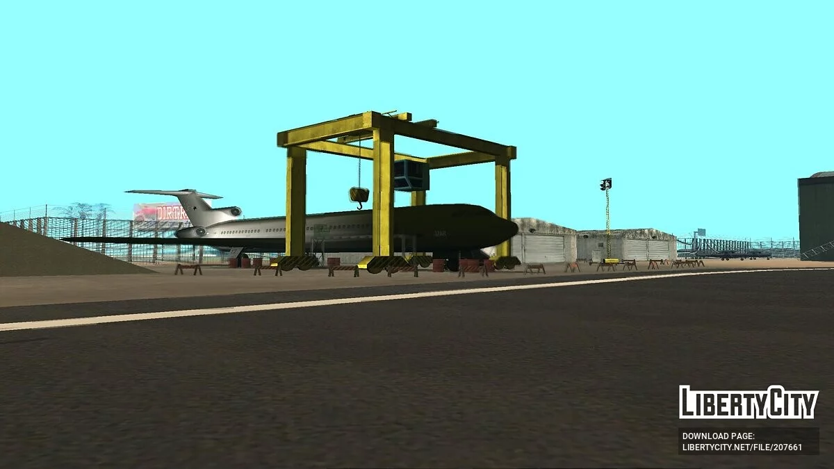 Авиа ремонт в аэропорту Las Venturas / GTA San Andreas