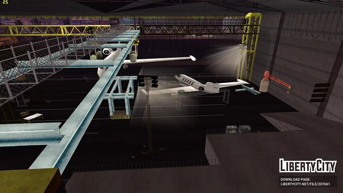 Авиа ремонт в аэропорту Las Venturas / GTA San Andreas