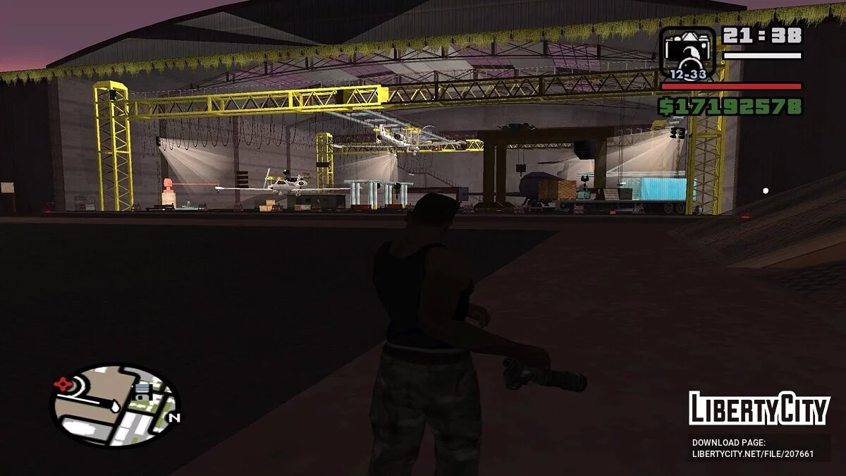 Авиа ремонт в аэропорту Las Venturas / GTA San Andreas