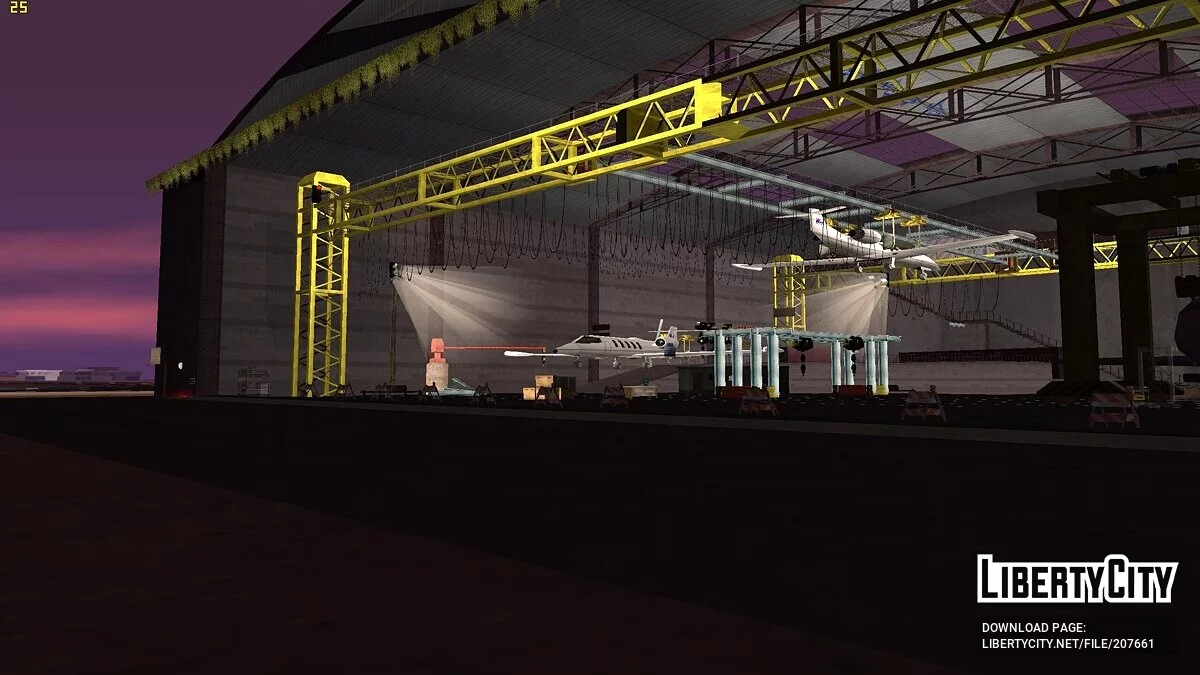 Авиа ремонт в аэропорту Las Venturas / GTA San Andreas