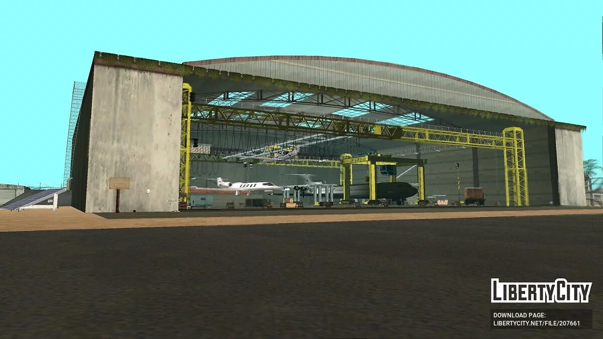 Авиа ремонт в аэропорту Las Venturas / GTA San Andreas