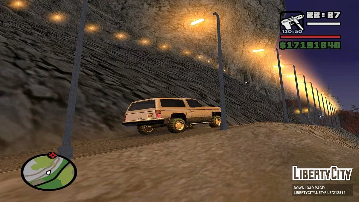 Освещение горы Чилиад / GTA San Andreas
