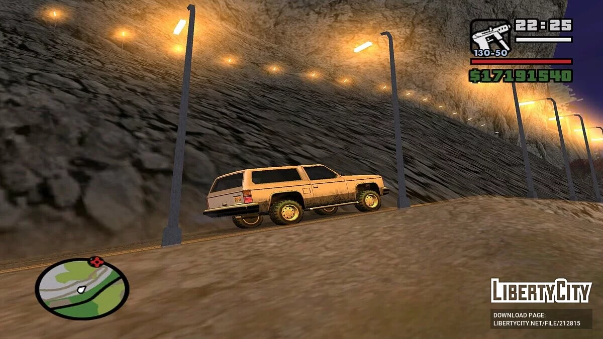 Освещение горы Чилиад / GTA San Andreas