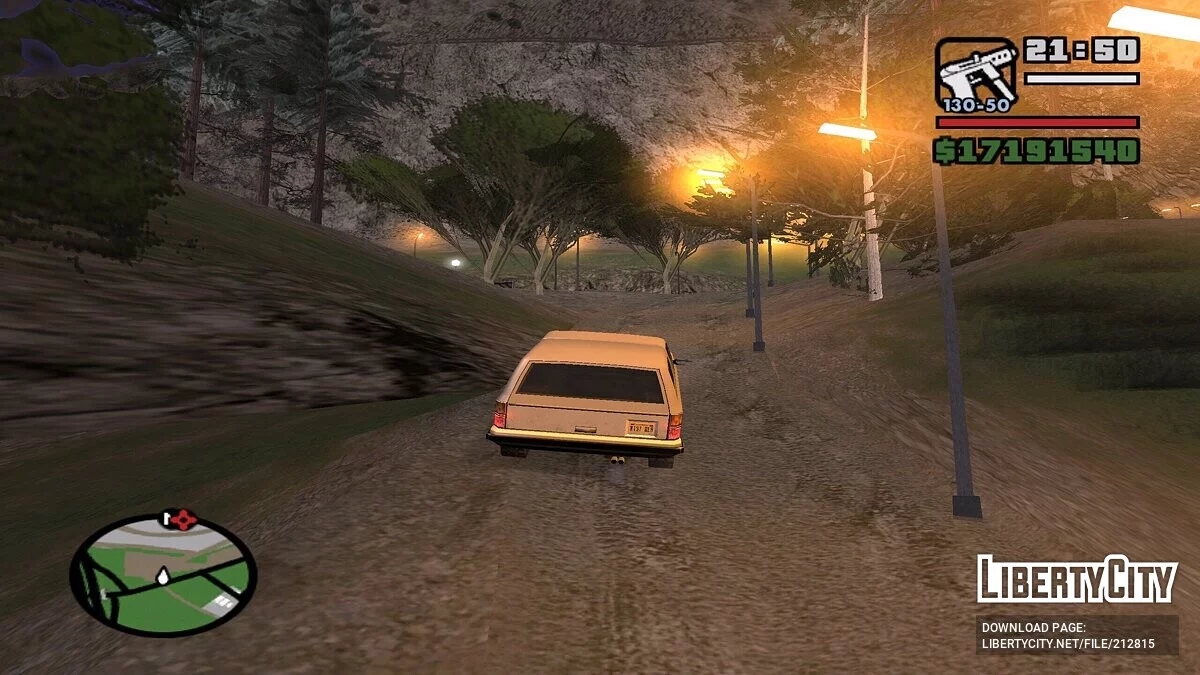 Освещение горы Чилиад / GTA San Andreas