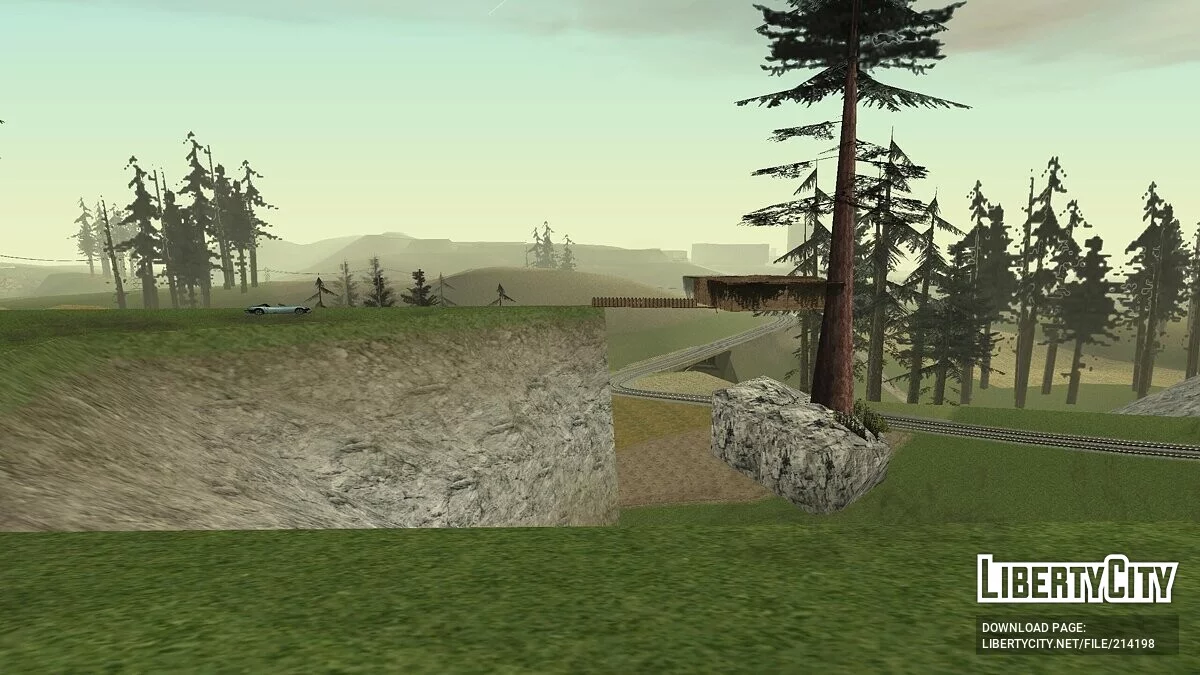 Домик на дереве в горах / GTA San Andreas