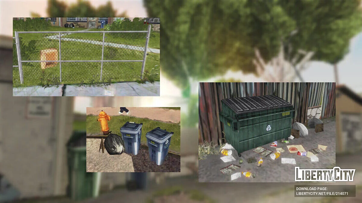Новые объекты в стиле игры / GTA San Andreas