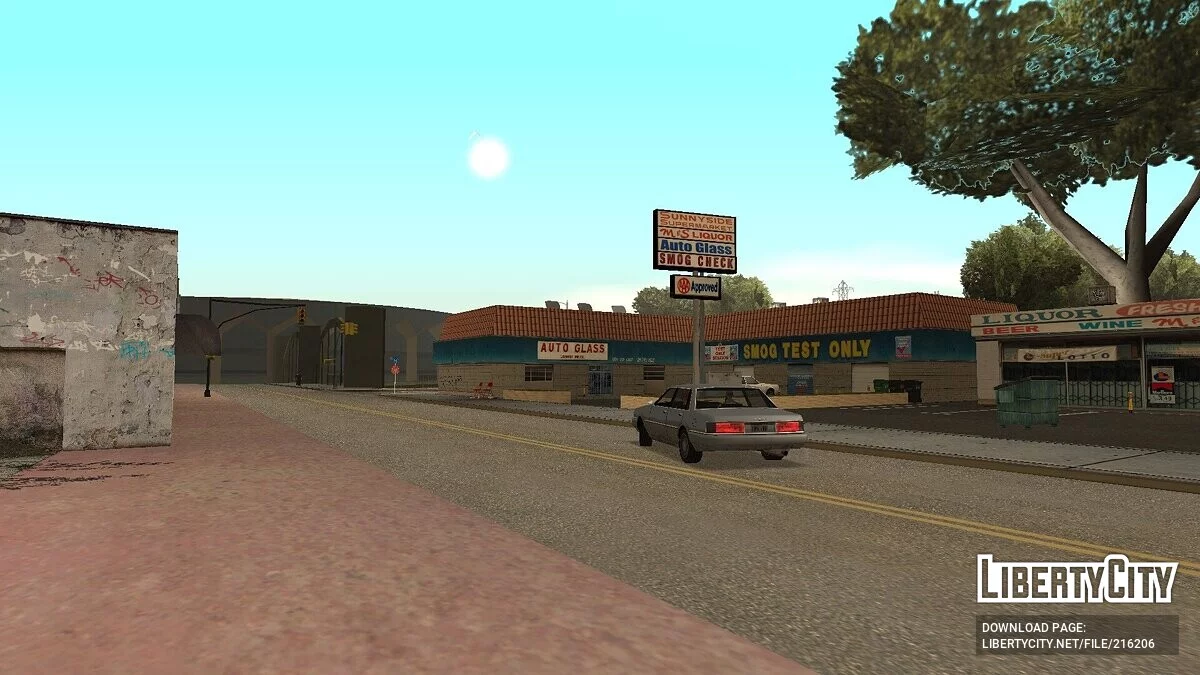 Фикс улицы Грув и 3D интерьеры / GTA San Andreas