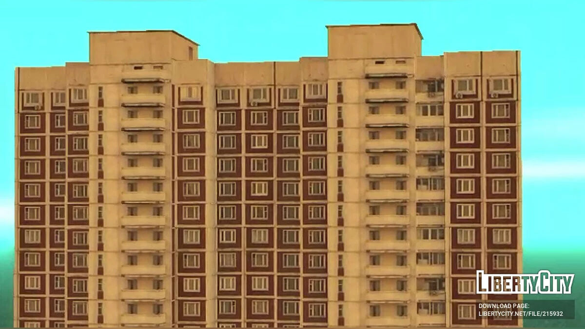 Многоэтажка серии КОПЭ-85 (1985 г.) / GTA San Andreas