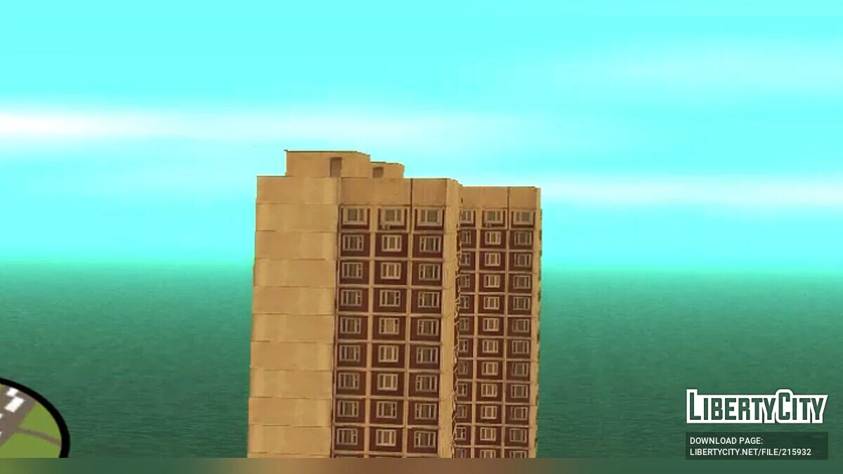 Многоэтажка серии КОПЭ-85 (1985 г.) / GTA San Andreas