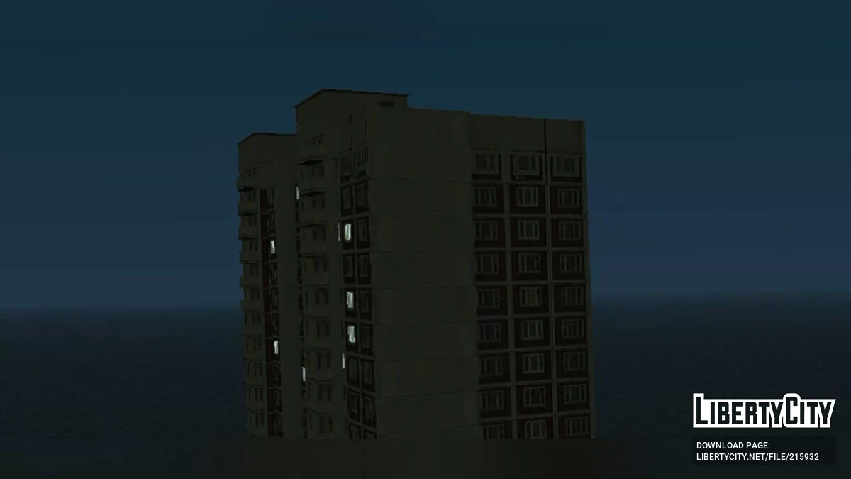 Многоэтажка серии КОПЭ-85 (1985 г.) / GTA San Andreas