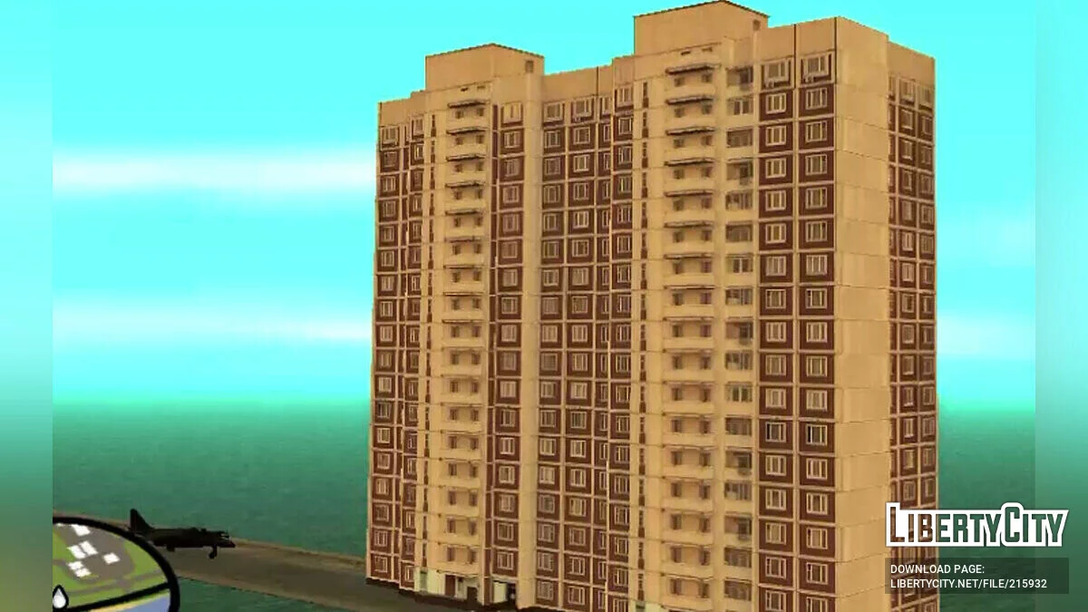 Многоэтажка серии КОПЭ-85 (1985 г.) / GTA San Andreas