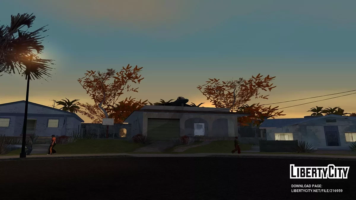 Осенний мод -  Хэллоуин (День Всех Святых) / GTA San Andreas