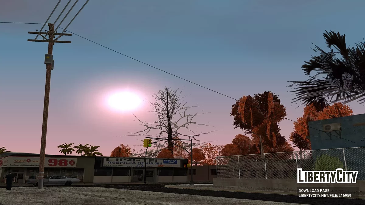 Осенний мод -  Хэллоуин (День Всех Святых) / GTA San Andreas