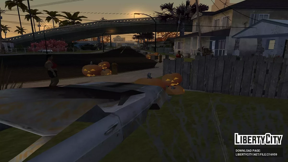 Осенний мод -  Хэллоуин (День Всех Святых) / GTA San Andreas