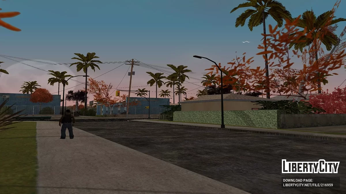 Осенний мод -  Хэллоуин (День Всех Святых) / GTA San Andreas