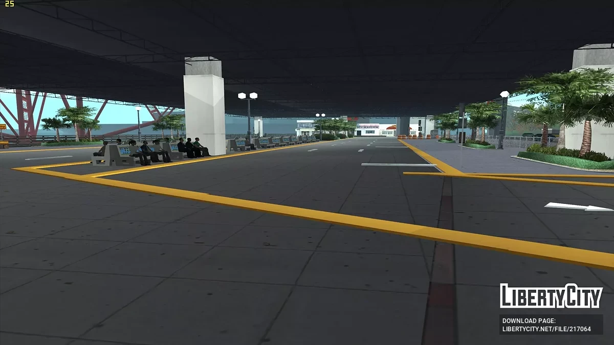 Новый автобусный терминал в Сан-Фиерро / GTA San Andreas