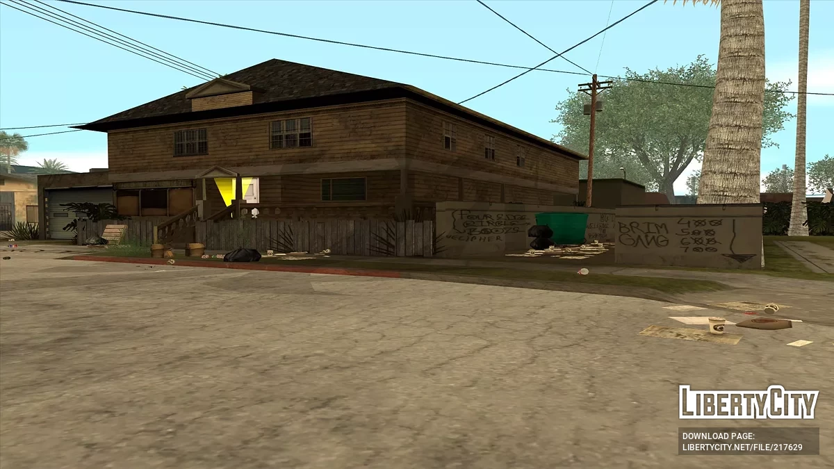 Разрушенный Grove Street / GTA San Andreas