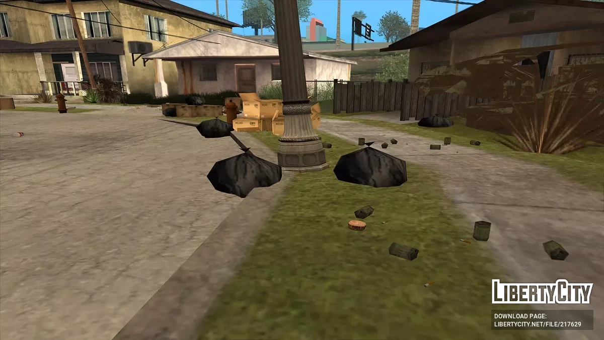 Разрушенный Grove Street / GTA San Andreas