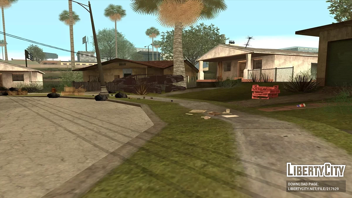 Разрушенный Grove Street / GTA San Andreas