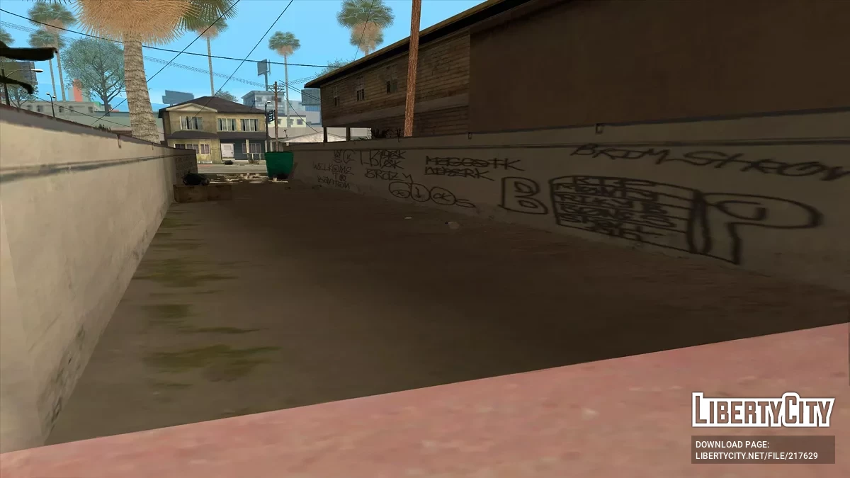 Разрушенный Grove Street / GTA San Andreas